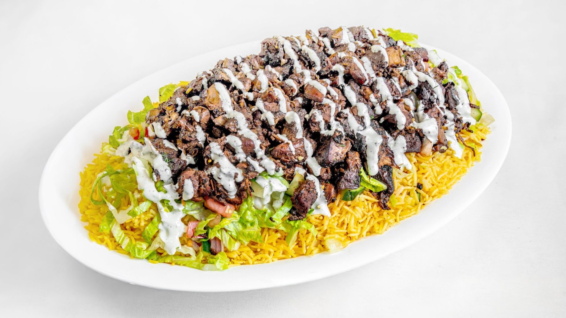 Big portions. Warm food. Fast.
