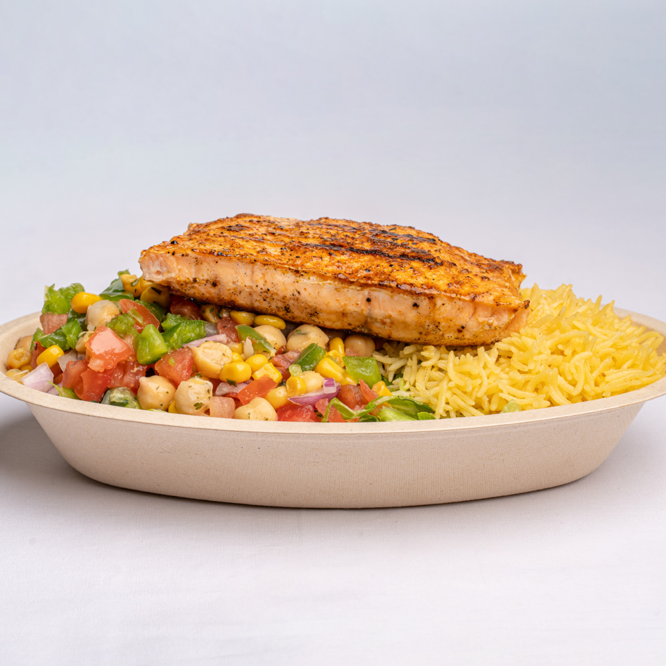 Omega Bowl with salmon